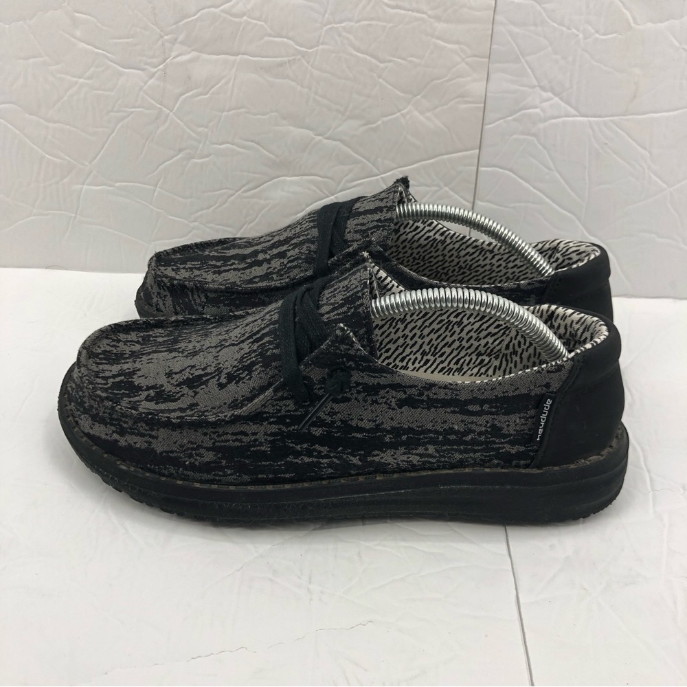 Hey Dude Loafers Wendy Black Marble Womens Size 6 Slip On Shoes - Picture 4 of 9